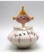 Vtg Holt Howard 1958 Pixie Jam N Jelly with Spoon Condiment Jar  Anthrop... - $140.00