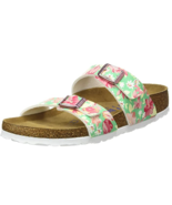 BIRKENSTOCK SYDNEY Supernatural Flowers Emerald SOFT FOOTBED Narrow US 6... - $95.07 CAD