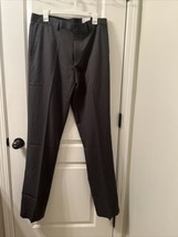 APT. 9 Men&#39;s Dress Pants Easy Care Slim Fit Pockets Flat Front Gray - $46.08+