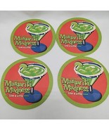 Set Of (4) Margarita Madness! Live A Little Coasters 3 3/4&quot; - $11.87