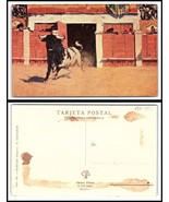 SPAIN Postcard - Bullfighting, Bull Entrance &quot;ART&quot; Type B30 - $52.67 MXN