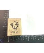 Rubber Stamp Chirp Up Stick Bird with Hat Holding Flower Stampin Up 2007... - $4.04 CAD