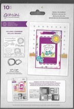 Crafters Companion. Gemini. Reveal The Rainbow Die &amp; Stamp Set. Ref:034.... - £7.91 GBP