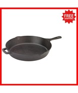 Heavy-Duty 12-Inch Cast Iron Skillet: Ideal for Frying, Baking &amp; More - $850.48 MXN