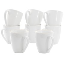 Gibson Home Ogalla 8 Piece 12 Ounce Gold Banded Fine Ceramic Mug Set - $1,203.67 MXN