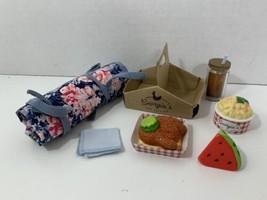 American Girl Tenney&#39;s Picnic Set 18&quot; doll food retired Georgia&#39;s Hot Ch... - $24.74