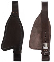 Horse Western Adult Tooled  Brown Leather Replacement Saddle Fenders 5214DB - $69.29