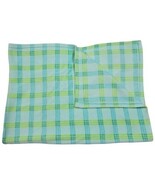 Tykes Baby Blanket Plaid Fleece Crib Toddler Duck Dragonfly Blue Green V... - $123.75