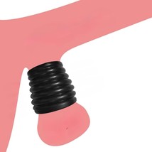 Silicone Cock Cage Penis Ring Sleeve Male Girth Enhancer Enlarger Reusab... - £14.90 GBP