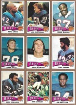 Buffalo Bills 1975 Topps NFL Football Card Lot of 9 various cards EX condition - £5.59 GBP