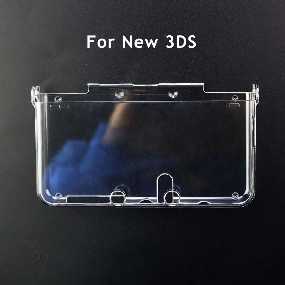 Jcd in bulk plastic clear crystal protective hard shell skin case cover for 3ds new 3ds thumb200