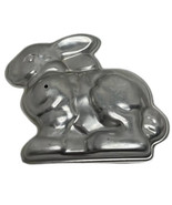 Aluminum Easter Bunny Rabbit Cake Pan Baking Mold 2-Piece 3D Nordic Ware - £9.94 GBP