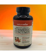 NatureWise Turmeric Curcumin Organic 90 Vegan Capsules Heart Joints 11/2027 - $356.10 MXN