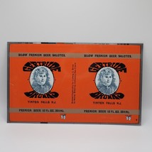 Gertrude Browns Ludwig C. Bilow Unrolled 12oz Beer Can Flat Sheet Magnetic - £19.45 GBP