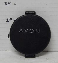 Avon Makeup Compact black Round - $9.85