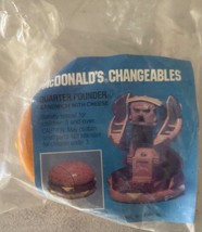 McDonald&#39;s 1987 Changeable Quarter Pounder Sandwich With Cheese, New Sealed - $14.99