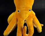 IKEA BLAVINGAD Soft Toy Octopus Yellow 20&quot; Plush New Tentacles Stands up - $41.57