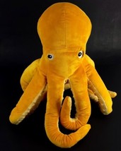 IKEA BLAVINGAD Soft Toy Octopus Yellow 20&quot; Plush New Tentacles Stands up - £33.41 GBP