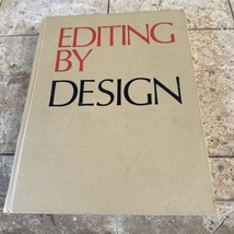 Editing By Design By Jan V. White 1974 1st Ed Hc Bowker Xerox - £77.52 GBP