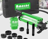 Amzcnc 8 Ton 1/2 Inch To 2 Inch Hydraulic Knockout Punch Driver Tool Kit... - £100.66 GBP