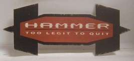 M C Hammer - Vintage Original Concert Tour Cloth Backstage Pass - £7.83 GBP