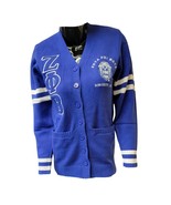 Zeta Phi Beta Sorority Blue CARDIGAN SWEATER Z-PHI-B sweater 1920 Royal ... - $119.37 CAD