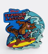 Vintage Disney Lagoona Gator Typhoon Lagoon Collectors Color Fridge Magn... - $11.40