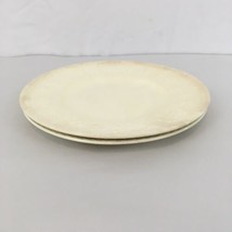 Wellesley Wedgwood England 10 3/4&quot; Cream Ivory Set of 2 Dinner Plates (2) - £22.87 GBP