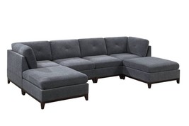 Sintra 6 Piece U-Shape Modular Sectional Covers in Chenille Fabric - £1,256.40 GBP