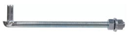 Hardware Essentials 851914 Gate Bolt Hook, Zinc Finish,  3/4 in. x 12 in. - $48.53