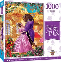 Classic Fairy Tales Beauty and the Beast 1000 Pc Jigsaw Puzzle 19x26 Pos... - £9.83 GBP