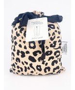 Hello Mello Lounge Pants Feline Good M L Animal Print Wide Leg Drawstring - £12.25 GBP