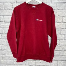 Vintage Champion Blue Tag USA Pullover Sweatshirt Size XL Red Spellout Logo - $59.35