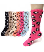 6 Pairs Women Girl Winter Socks Fuzzy Cozy Slipper Long Knee High Soft W... - £41.01 GBP