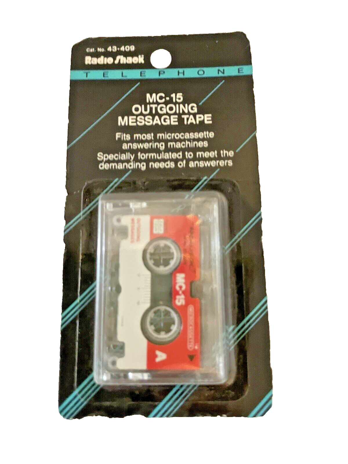 Microcassette Message Tape NOS Realistic Telephone MC-15 Outgoing Radio Shack - $12.07