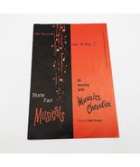 Maurice Chevalier Live at the Texas State Fair 1959 Brochure Vintage - $363.49 MXN