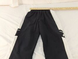 Children Youth Boy's Nike Lined Track Pants Dark Blue White Stripe Pocke... - $12.79