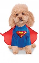 Rubies DC Comics Superman Costume for Dogs or Cats Halloween Party Size Med - $22.99