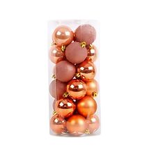 Anyhhouz Christmas Balls Orange Shiny Hanging Décor Ornaments - $37.90+