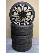 Black and Machine 24&quot; Wheels H/T Tires Silverado Tahoe Suburban Sierra Y... - $3,177.55 CAD