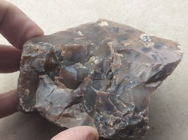 Natural MINERAL Rough Raw FLINT Ancient Stone Rock Modiin Israel #453 - £5.89 GBP