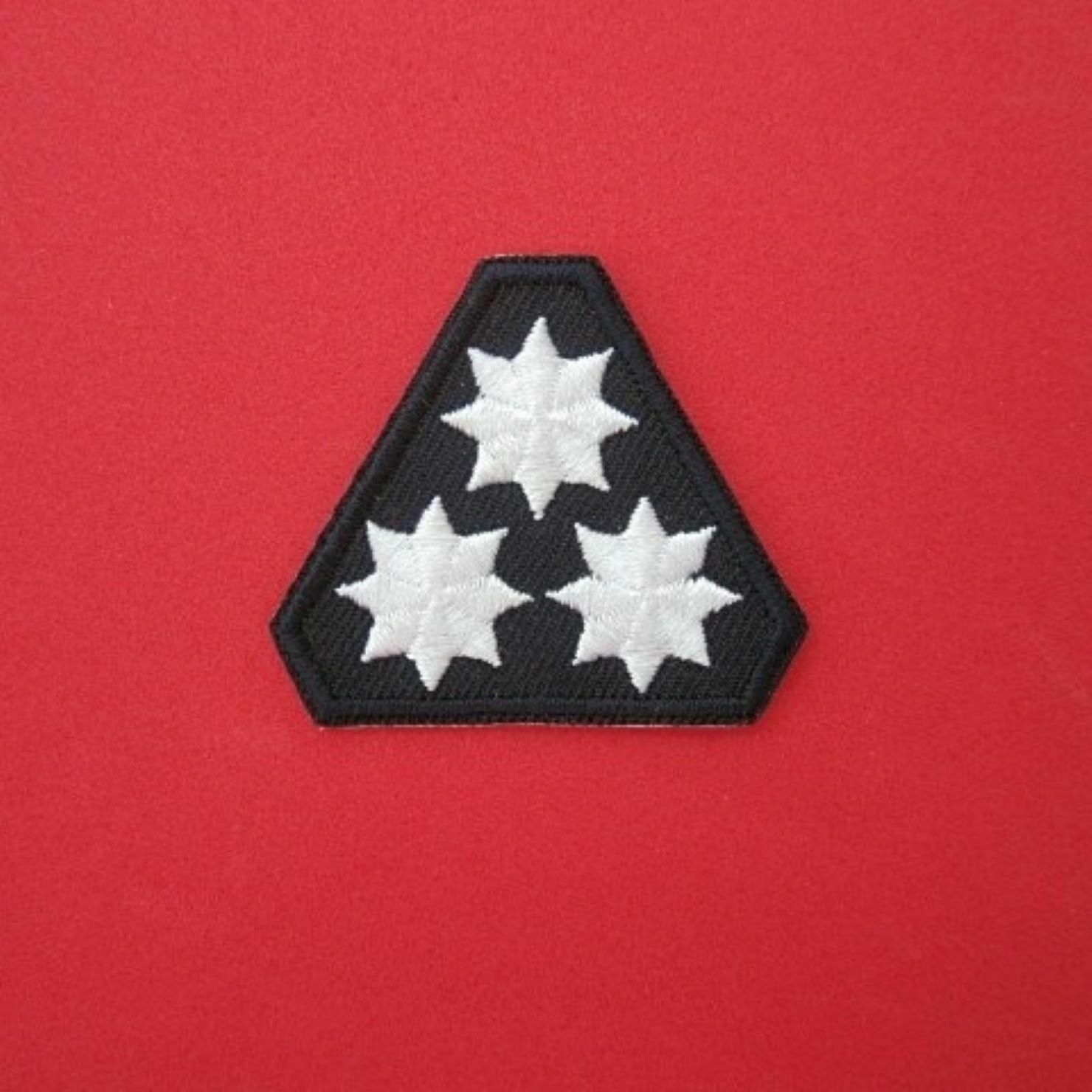 Police Captain ROYAL THAI POLICE RANK White and Black Patch Fabric - $5.90