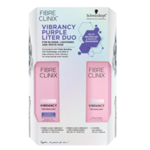 Schwarzkopf FIBRE CLINIX Vibrancy Purple Shampoo &amp; Conditioner Duo 33.8 Oz. - $79.95