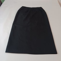 Focus 2000 By Charles Glueck Woman’s Back Zip & Slit Pull-On Black Skirt Size 8 image 10