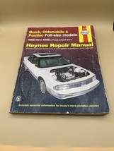 HAYNES 19020 BUICK,OLDSMOBILE &amp; PONTIAC FULL-SIZE MODELS REPAIR MANUAL  - €9,38 EUR