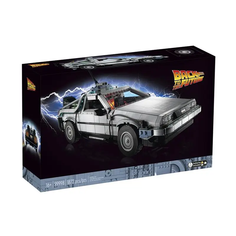Compatible Back to Future the Time Machine DeLorean DMC-12 Building Blocks - £189.93 GBP