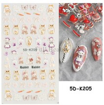 Nail Art Sticker Decals 5D Self Adhesive Luxurious Decoration DIY Acrylic Suppli - £3.13 GBP