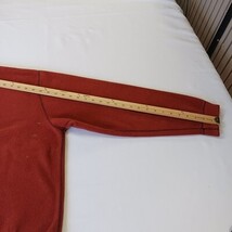 Cabela's RN#56835 Men's Burnt Orange Fleece Pullover Polartec Sweatshirt Size L image 10