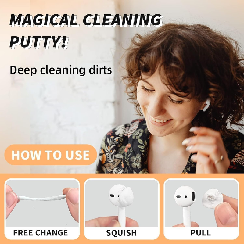 Cleaning Putty for Airpods, Phone Cleaning Kit, Remove Ear Wax&Dirt&Gunk from De Item image 2