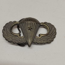 Vintage Original Brass Military Parachute Master Belt Buckle - £58.54 GBP